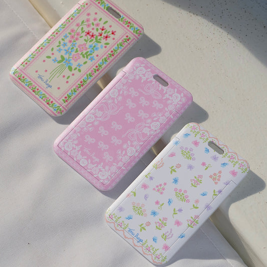Lace in Bloom Card Holder & Lanyard