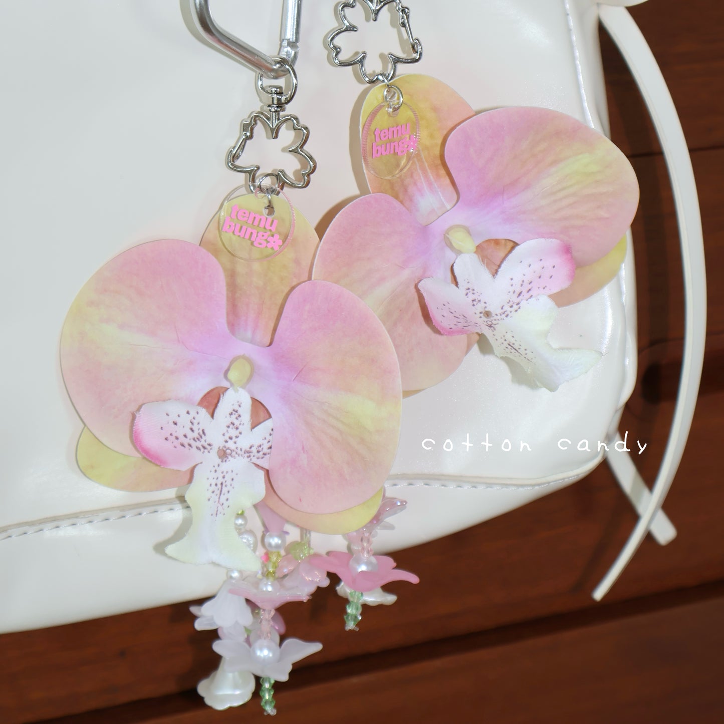 Orchid Handmade Bag Charm
