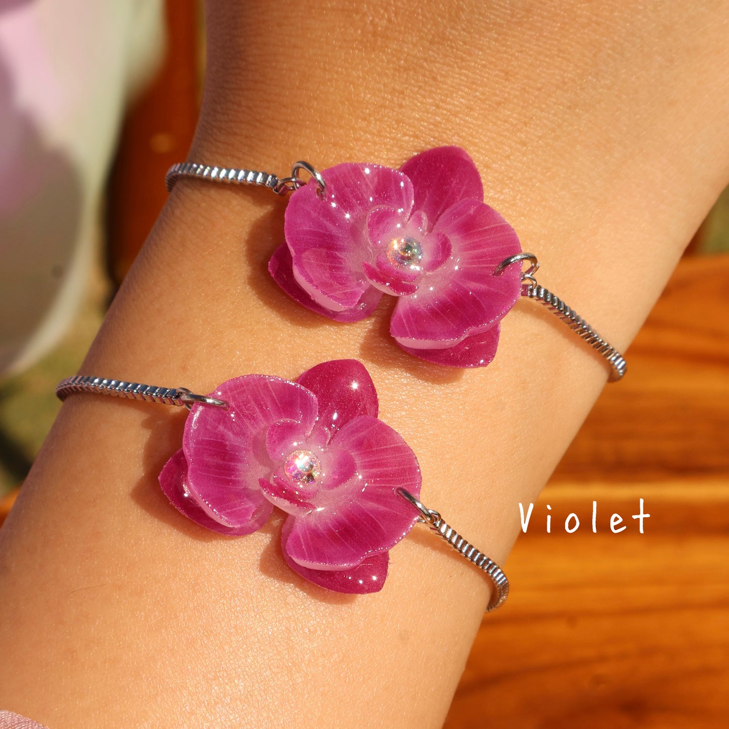 Handmade Orchid Bracelet Dear Sekuntum