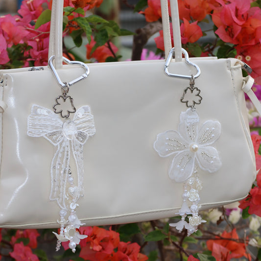 Handmade Lace Bag Charm