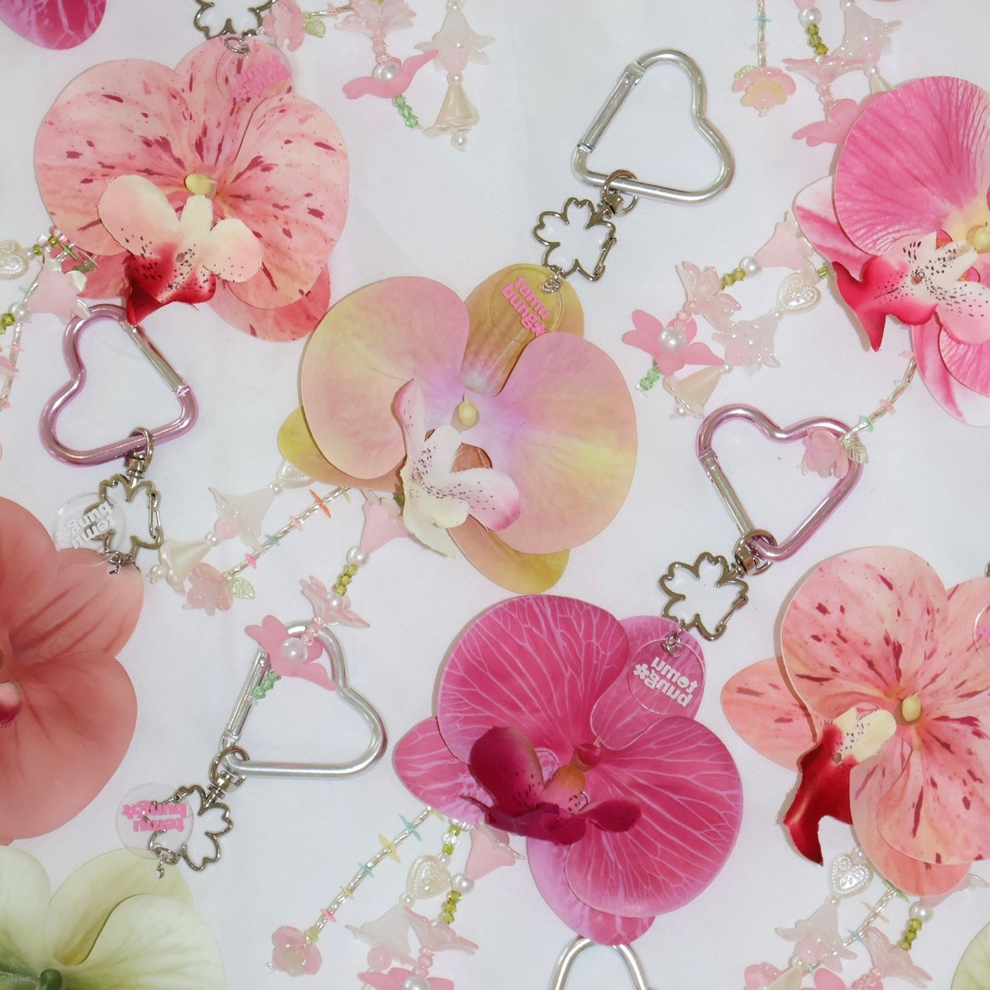 Orchid Handmade Bag Charm