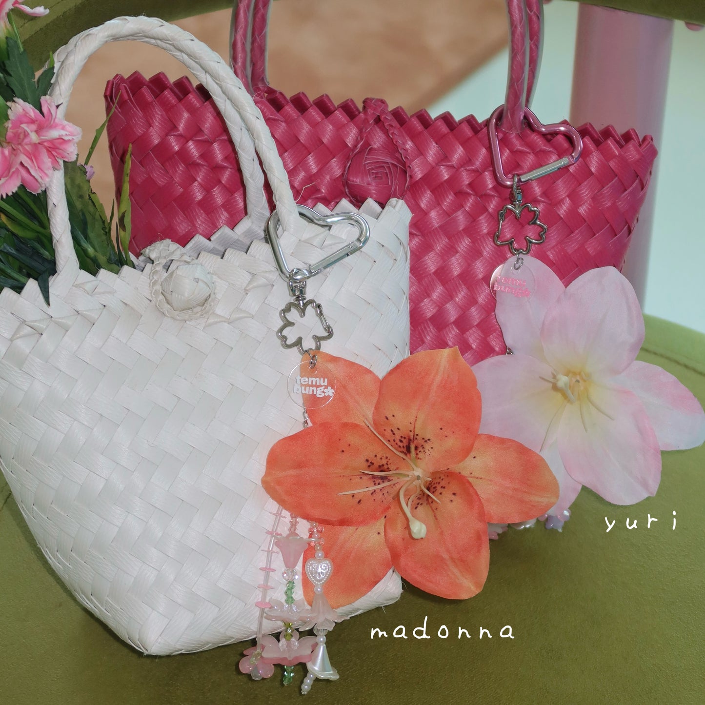 Lily Handmade Bag Charm