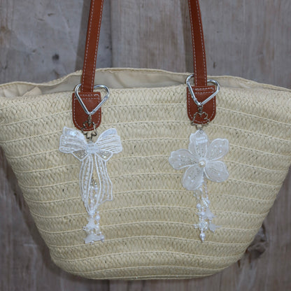 Handmade Lace Bag Charm