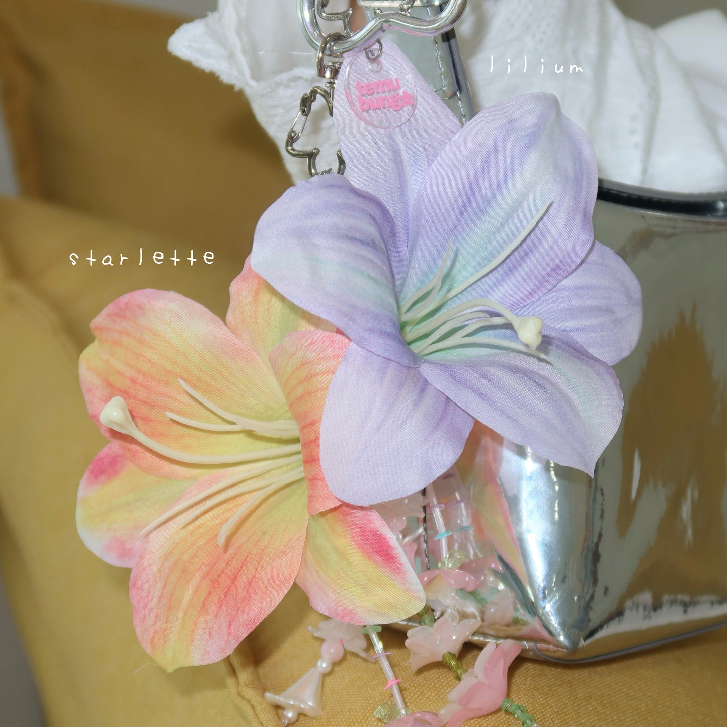 Lily Handmade Bag Charm