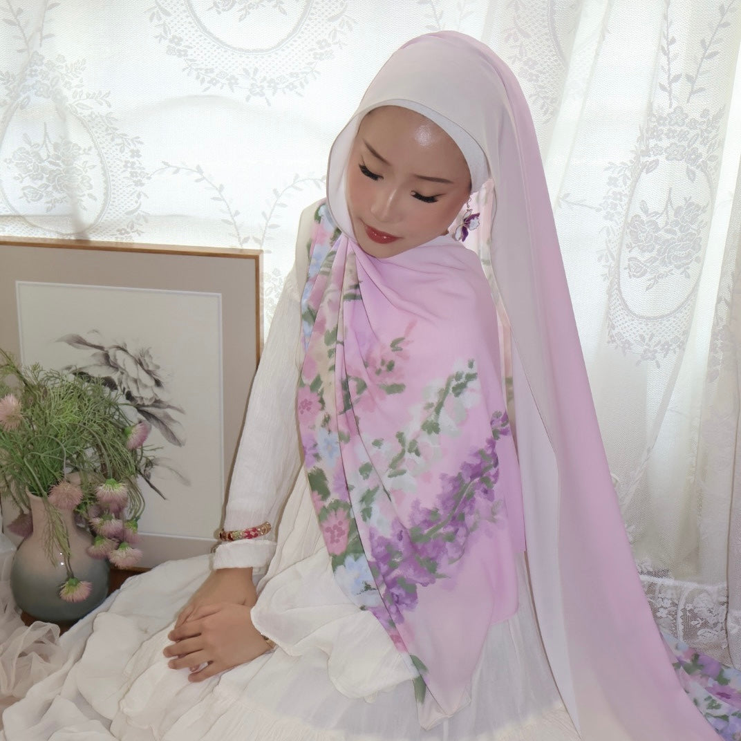 Wildflower Series : Lilac Scarves