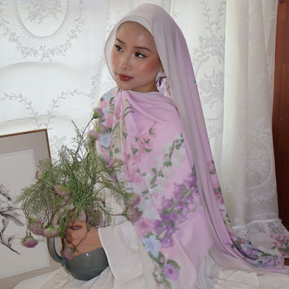 Wildflower Series : Lilac Scarves