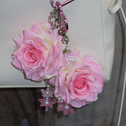 Handmade Rose Bag Charm