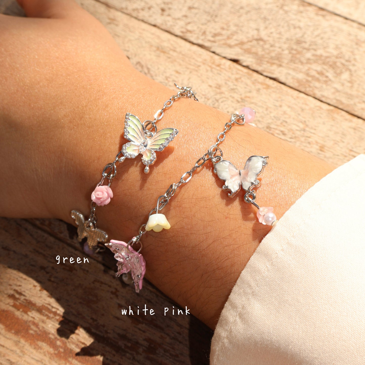 Handmade Silver Charm Bracelet Dear Sekuntum