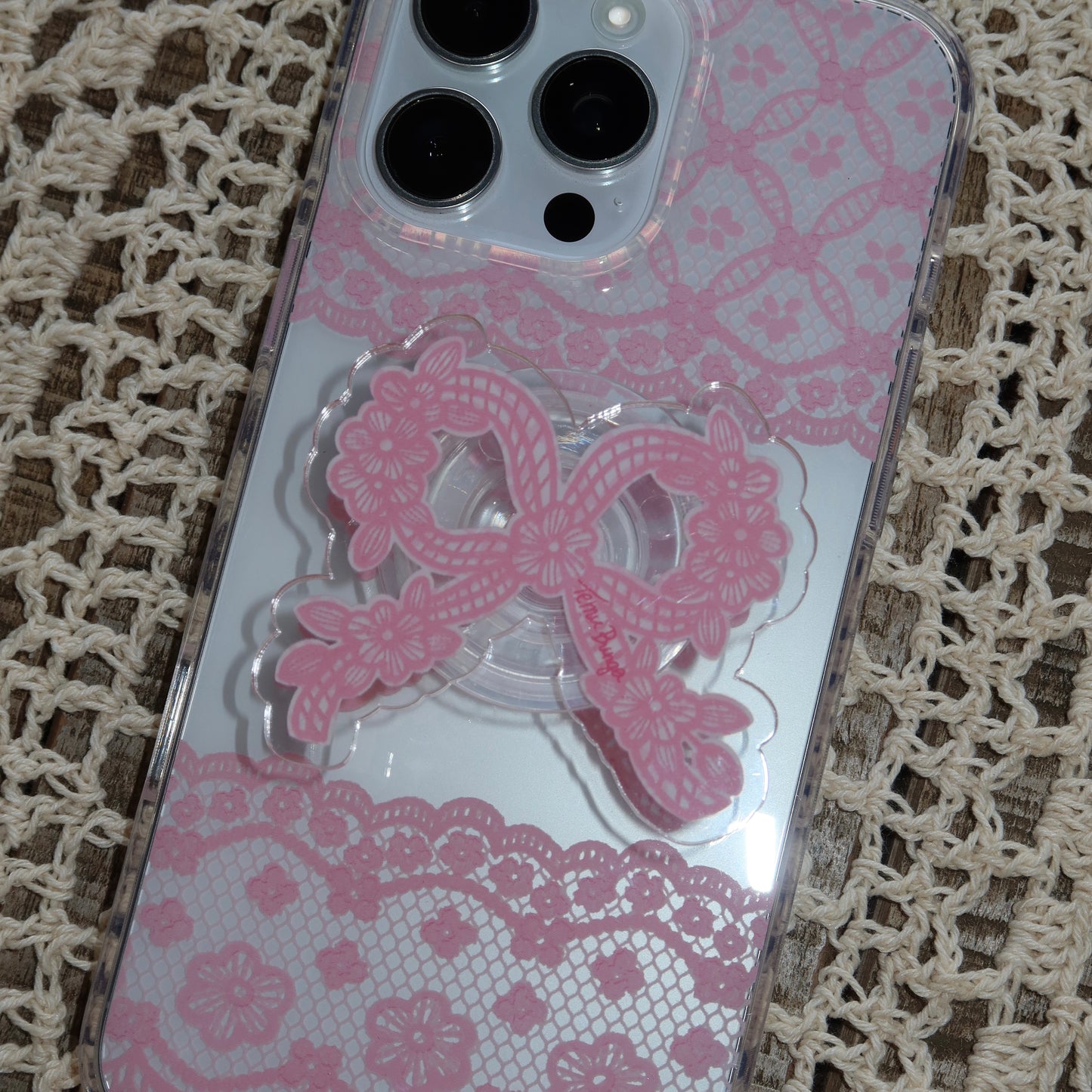 Lace in Bloom Phone Grip Collection