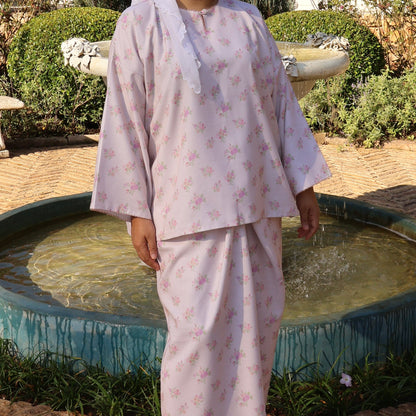 Dear Sekuntum Linen Kurung Set