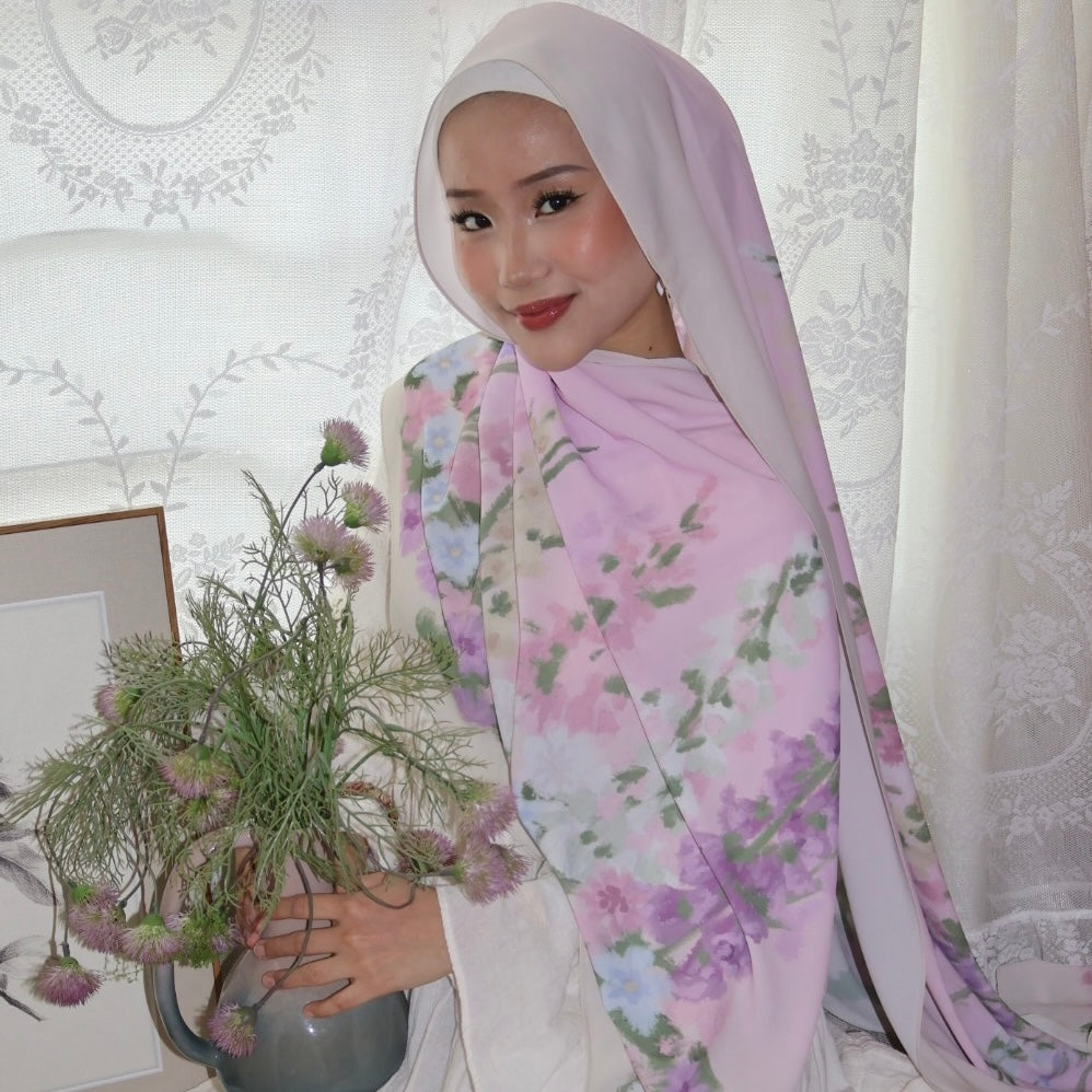 Wildflower Series : Lilac Scarves