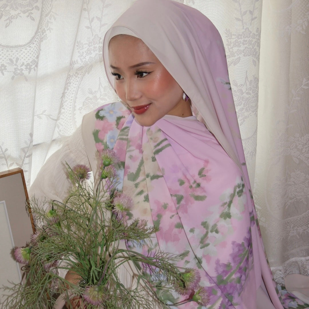 Wildflower Series : Lilac Scarves