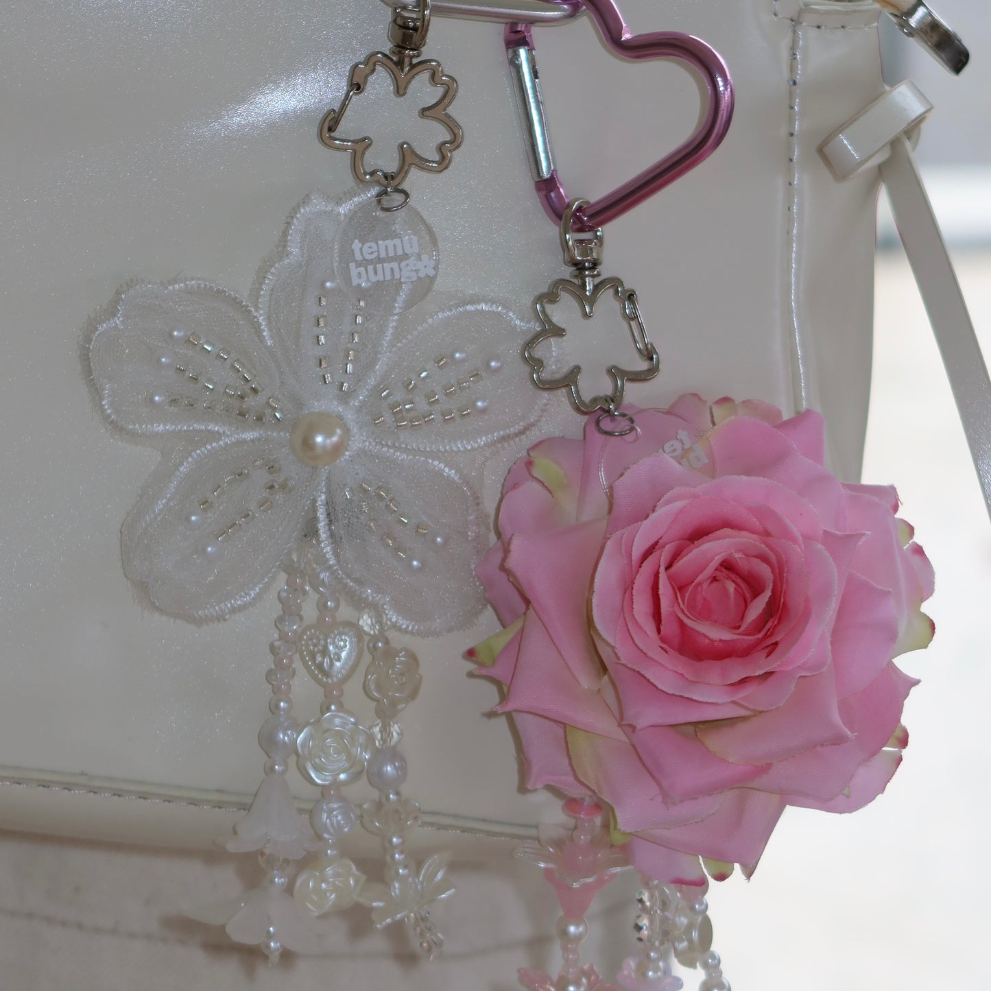 Handmade Lace Bag Charm